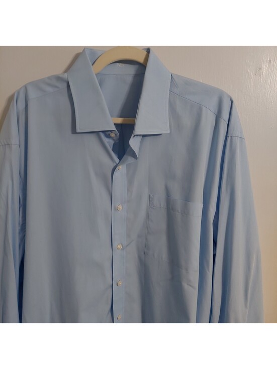 J. Hilburn Other - J. Hilburn by Tessitura Monti Light Blue 100% Cotton Dress Shirt